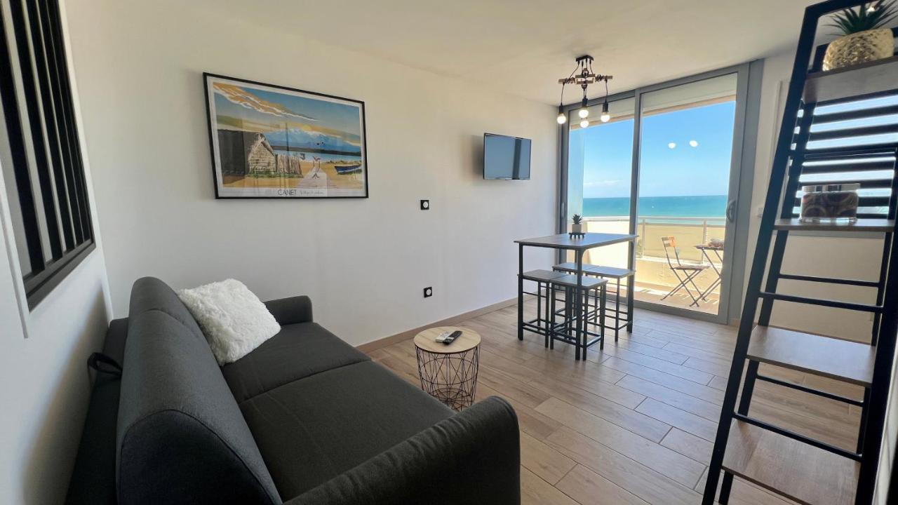 Appartement Cosy, Vue Mer Avec Parking Privatif Canet-en-Roussillon Extérieur photo