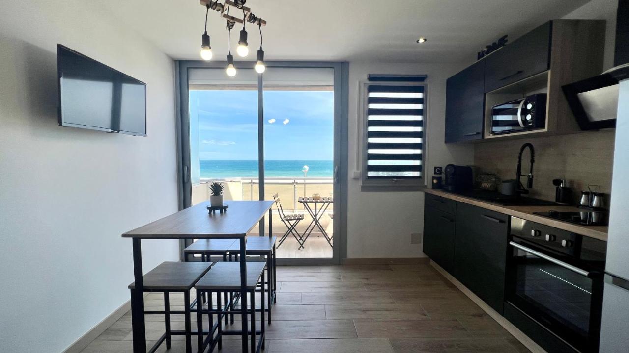 Appartement Cosy, Vue Mer Avec Parking Privatif Canet-en-Roussillon Extérieur photo