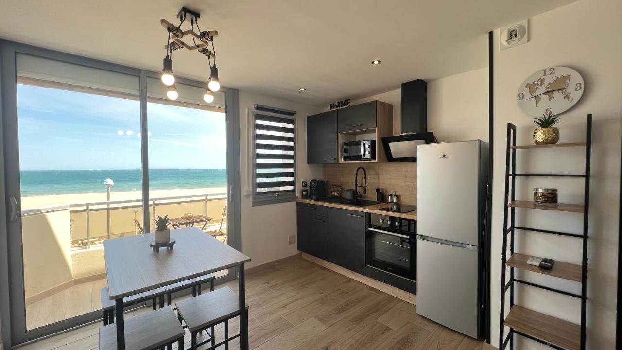 Appartement Cosy, Vue Mer Avec Parking Privatif Canet-en-Roussillon Extérieur photo