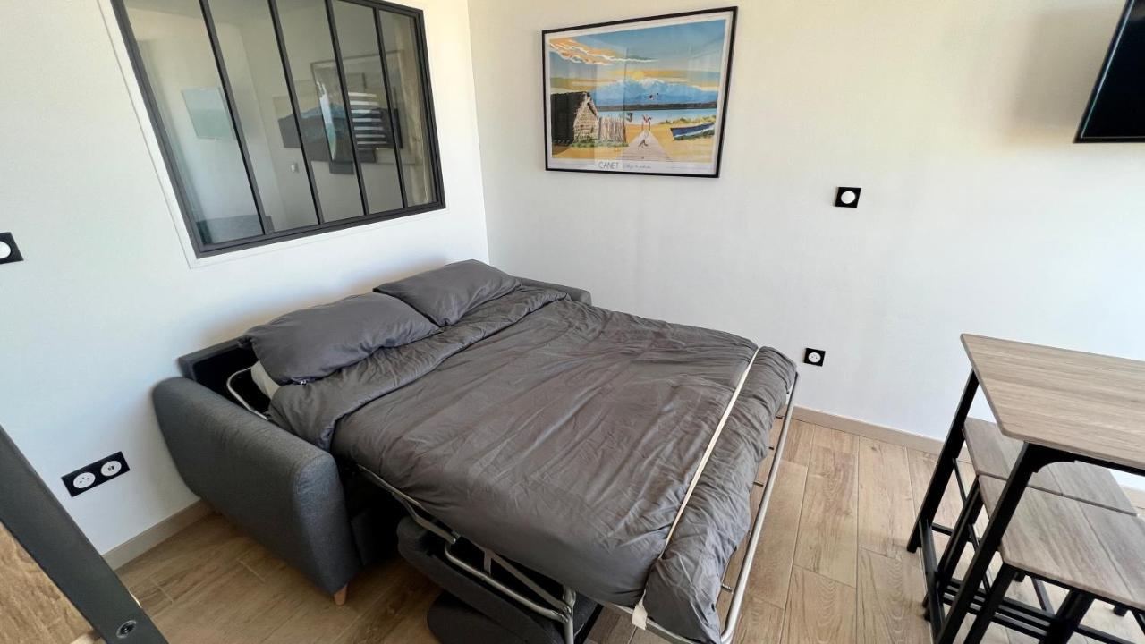 Appartement Cosy, Vue Mer Avec Parking Privatif Canet-en-Roussillon Extérieur photo