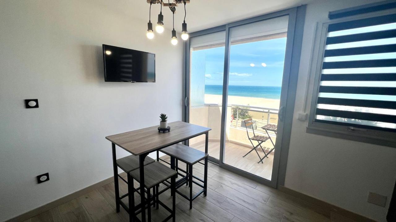 Appartement Cosy, Vue Mer Avec Parking Privatif Canet-en-Roussillon Extérieur photo